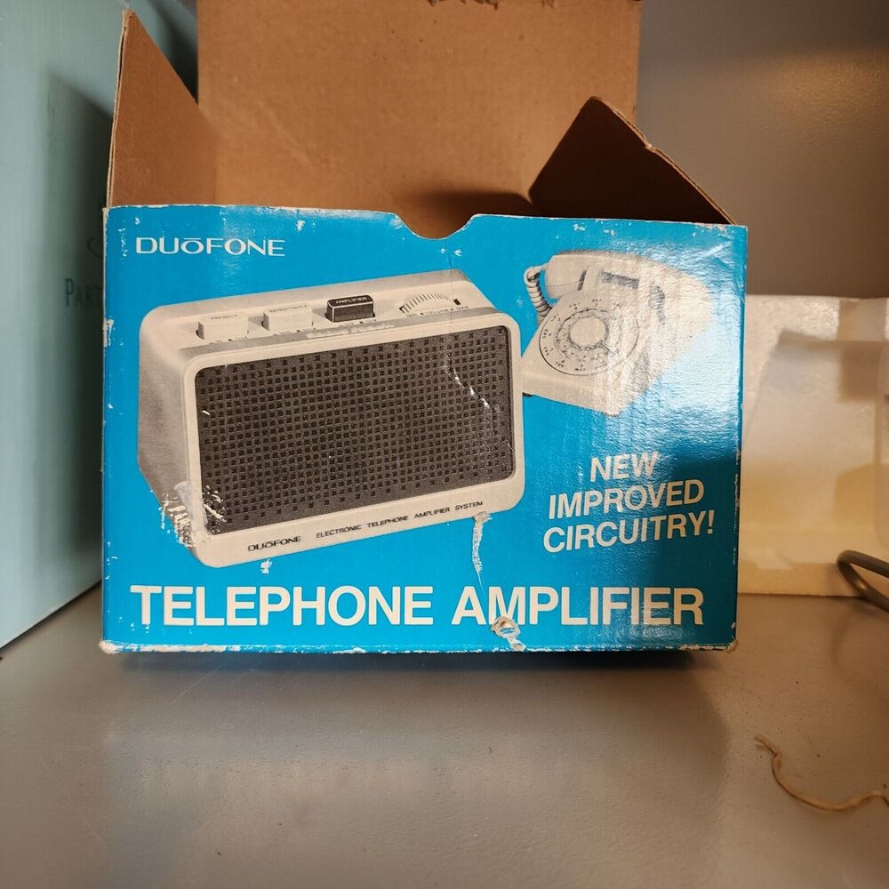 Vintage : DUOFONE : Telephone Amplifier : RADIO SHACK Cat. No. 43-278 : Tested